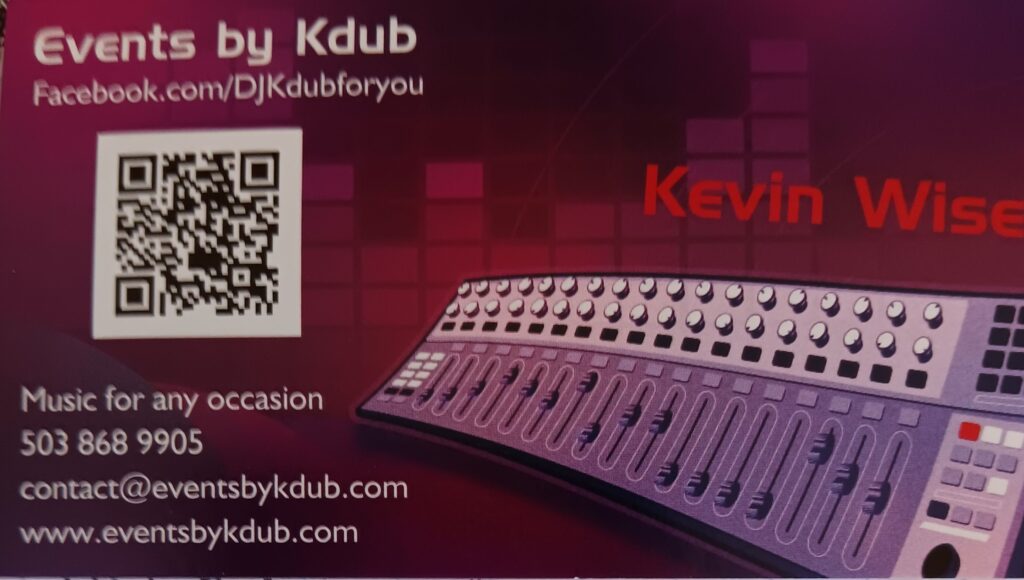 Events By Kdub contact information